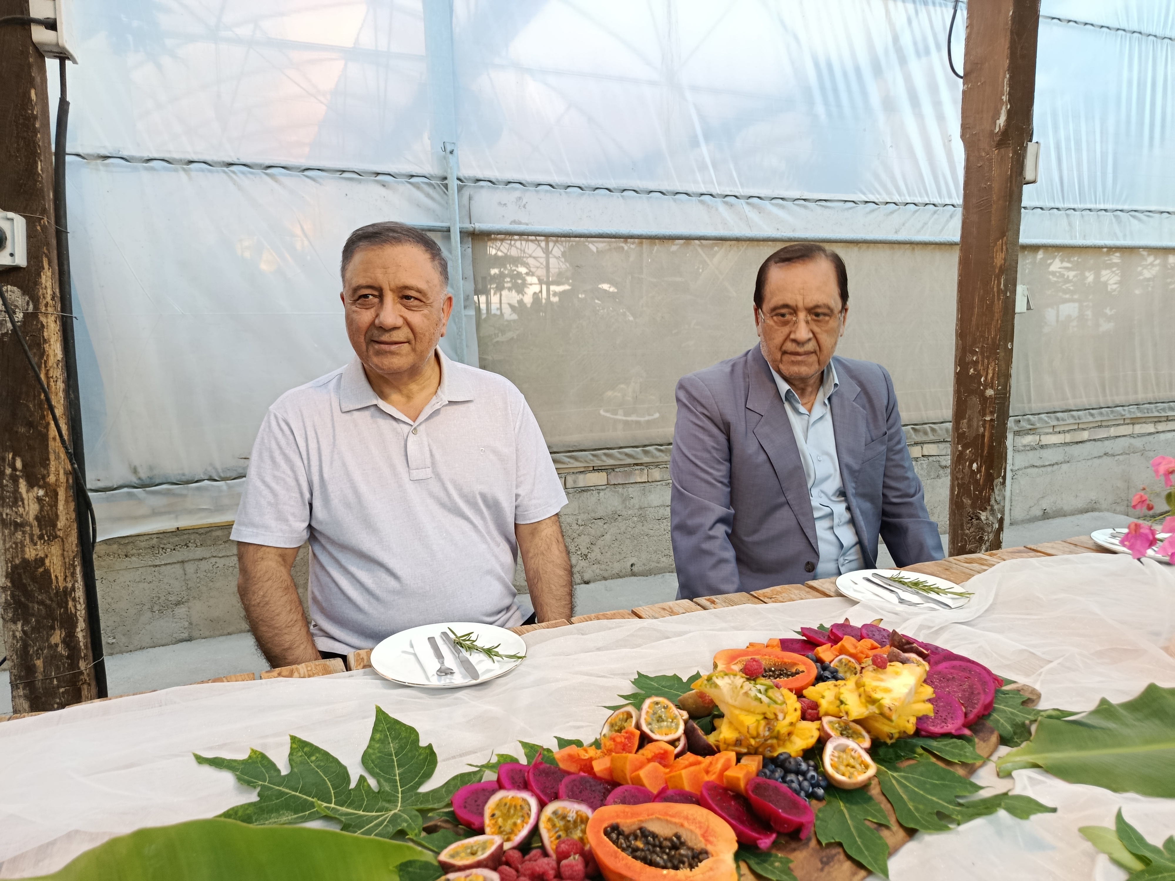بازدید مدیر عامل محترم و نایب رئیس هیئت مدیرها گروه صنعتی صباح از مزرعه گردشگری راشین