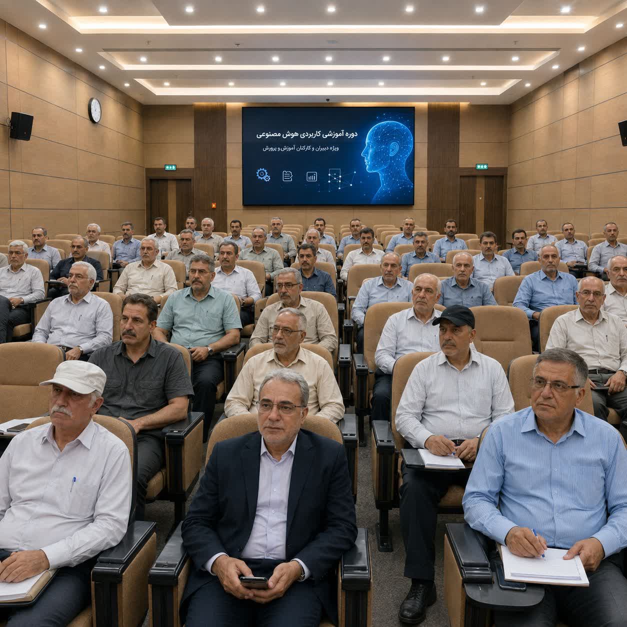 برگزاری کارگاه آموزش هوش مصنوعی برای پرسنل دبیرستان صباح